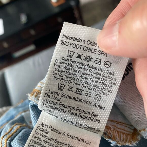 NWT Cotton:On Low Rise Baggy Jean rain blue rip 8 - Picture 9 of 11